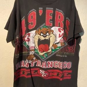 Taz NFL Sf 49Ers Looney Tunes Shirt Unisex T-Shirts